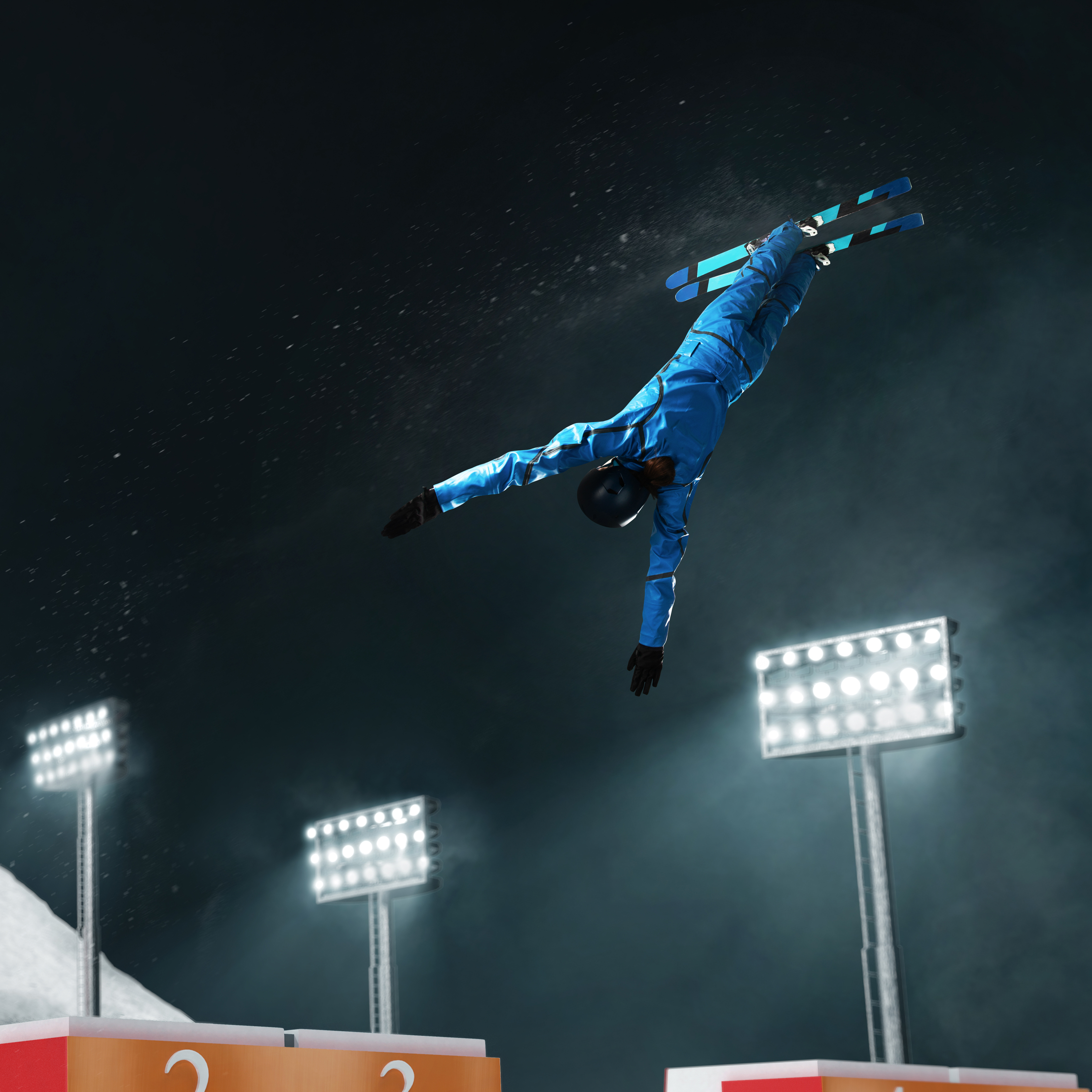 Freestyle Aerials Skiing